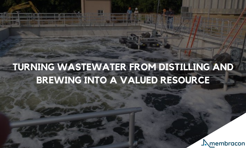 wastewater from distilling and brewing