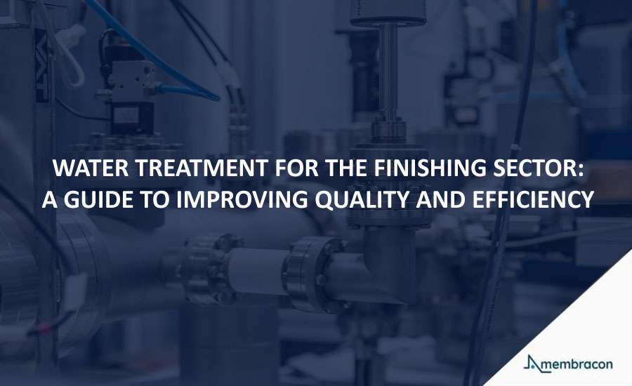 Water Treatment for Finishing Sector